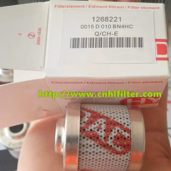 Produttore cinese per la sostituzione del filtro olio a cartuccia idraulica Hyd 0015D010bn4hc 1268221 per turbina a vapore