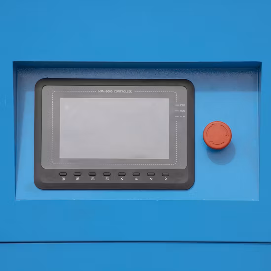 Compressore d'aria rotativo a vite con raffreddamento ad aria a bassa pressione a grande flusso da 5 bar